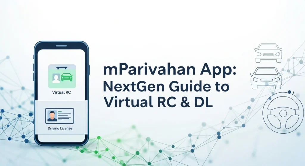 mParivahan App NextGen Guide to Virtual RC & DL